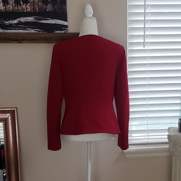 NWT Escada Wool Ribbed Blazer - Picture 3 of 7